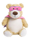 Personalised Hero Bear Pink Cubbie - Mikki and Me Kids