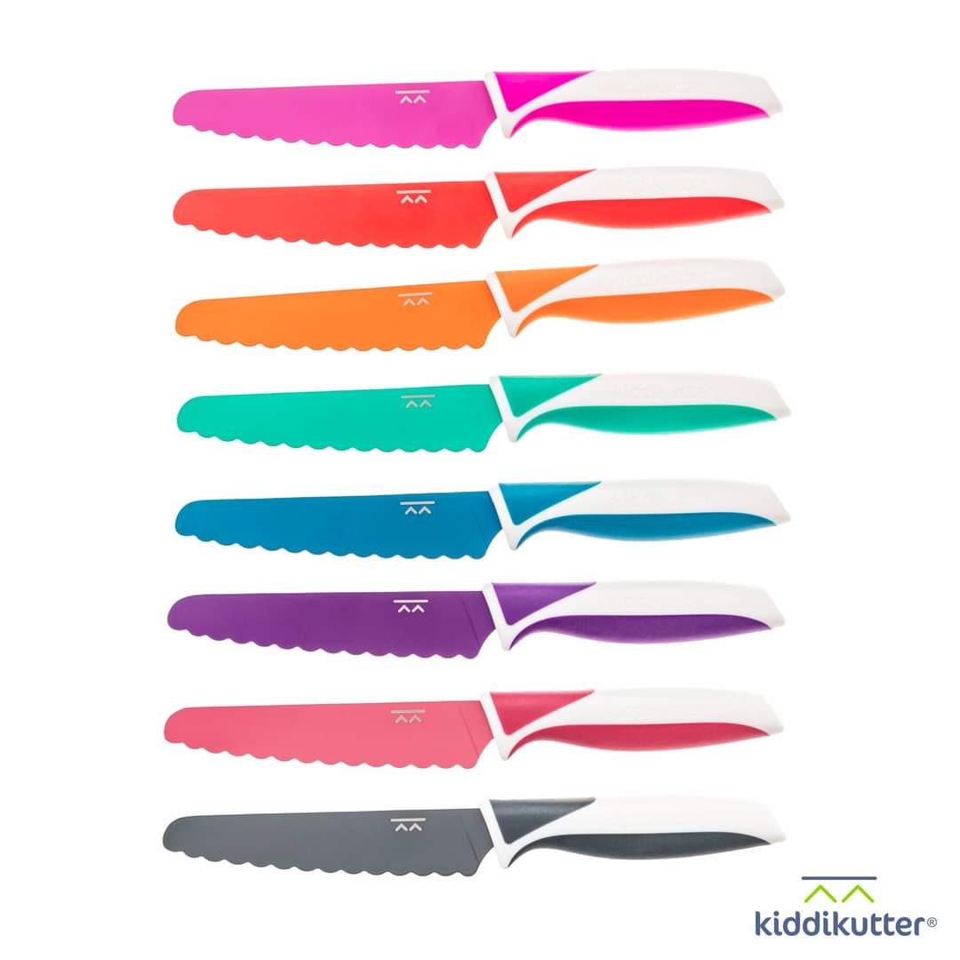 Kiddikutter kid safe knives in all colours
