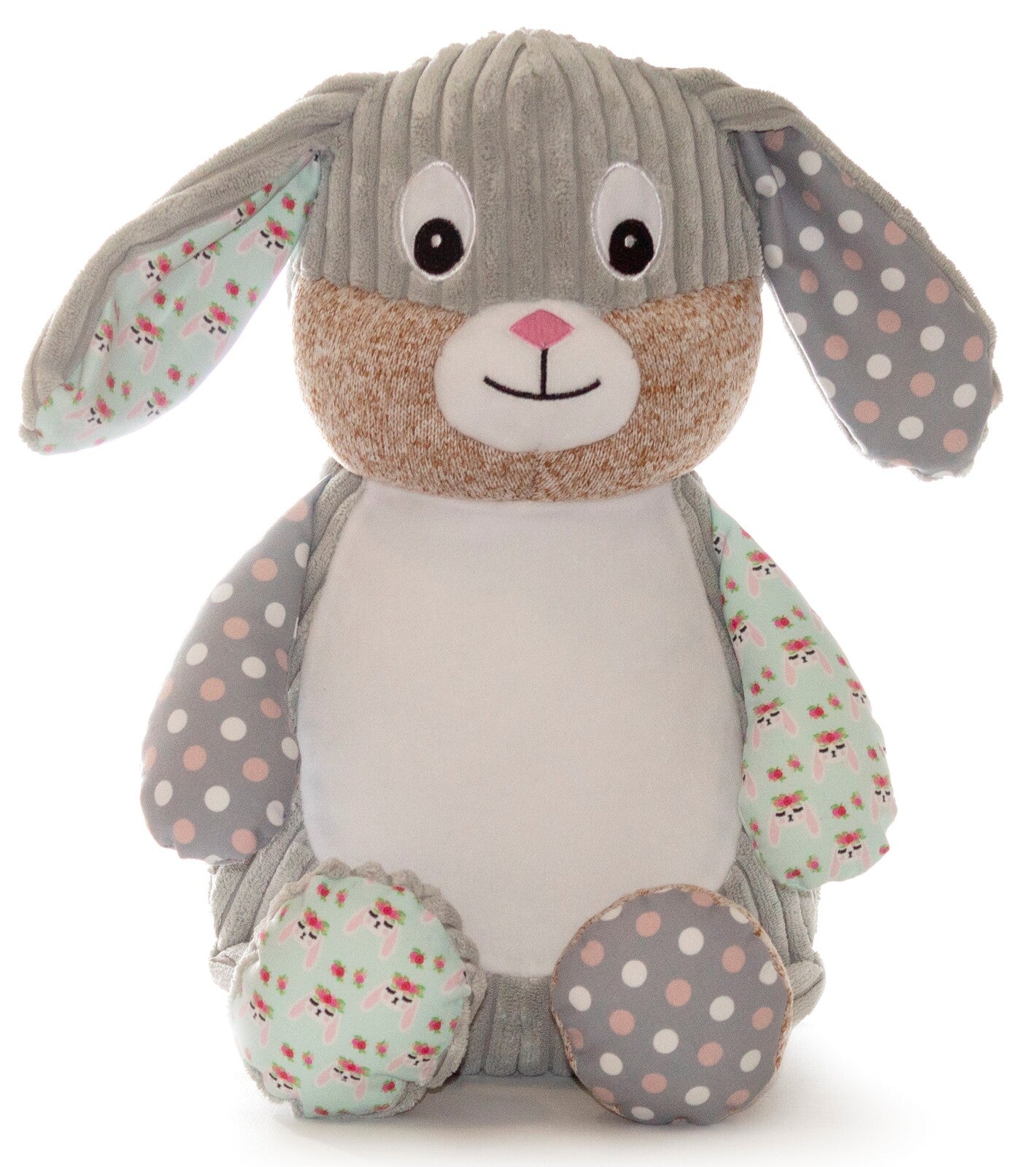 Personalised Sensory Bunny Chic Print - with crackle ears - Mikki and Me Kids