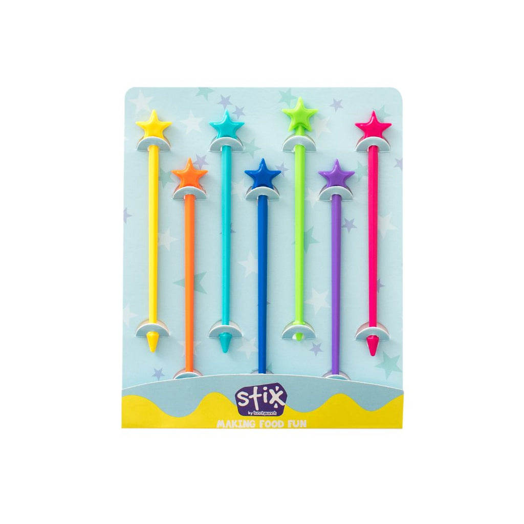 Lunch Punch Stix rainbow kids skewers fun box - Mikki and Me Kids