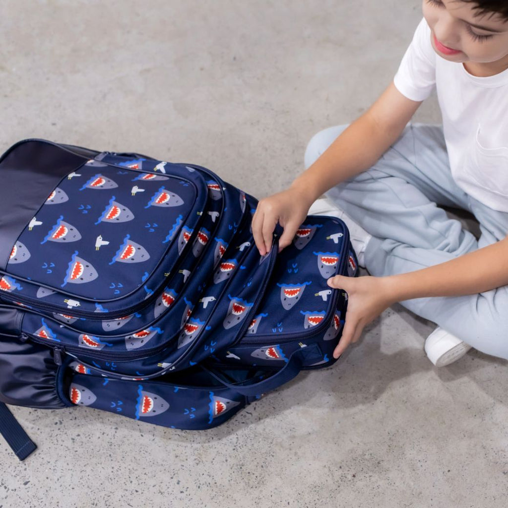 MontiiCo Backpack sharks2 - Mikki and Me Kids