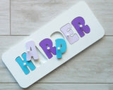 Hand made personalised name puzzle - Mermaid - Mikki and Me Kids