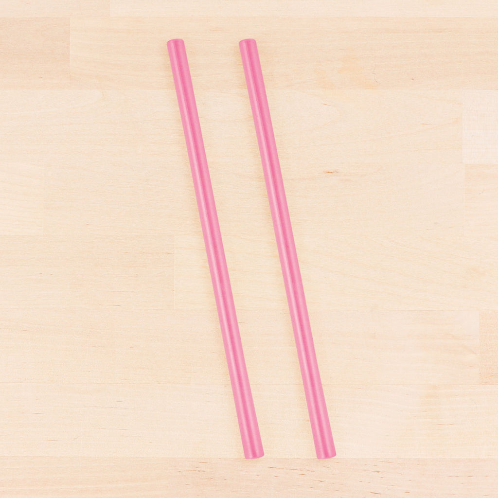 pink replay silicone straw - Mikki and Me Kids