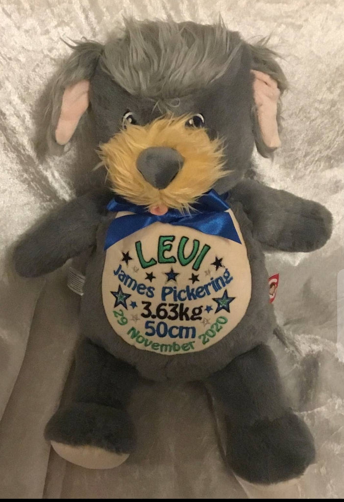 Personalised Terrier Dog Cubbie - Mikki and Me Kids