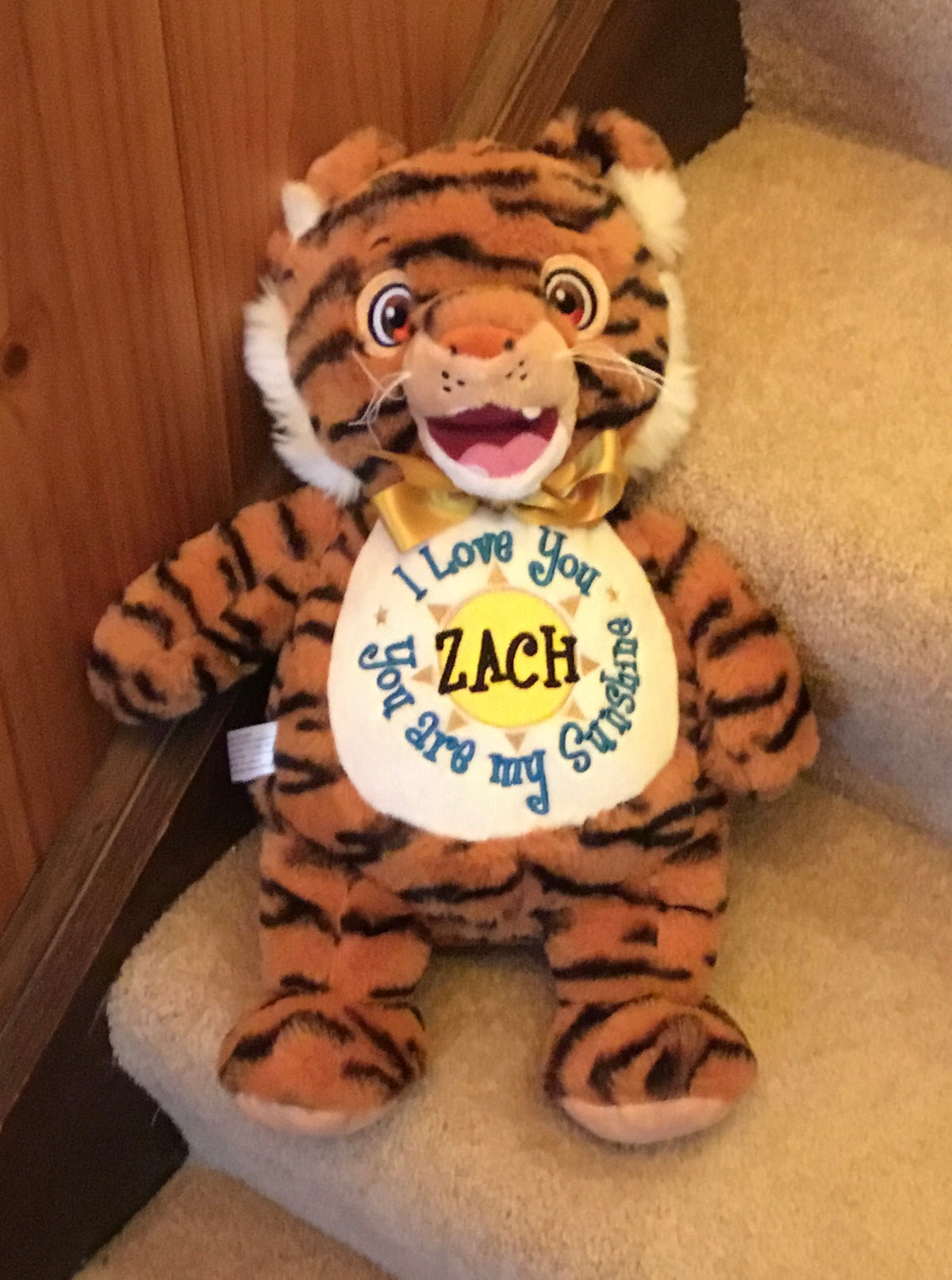 Personalised Signature Tiger Cubbie - Mikki and Me Kids