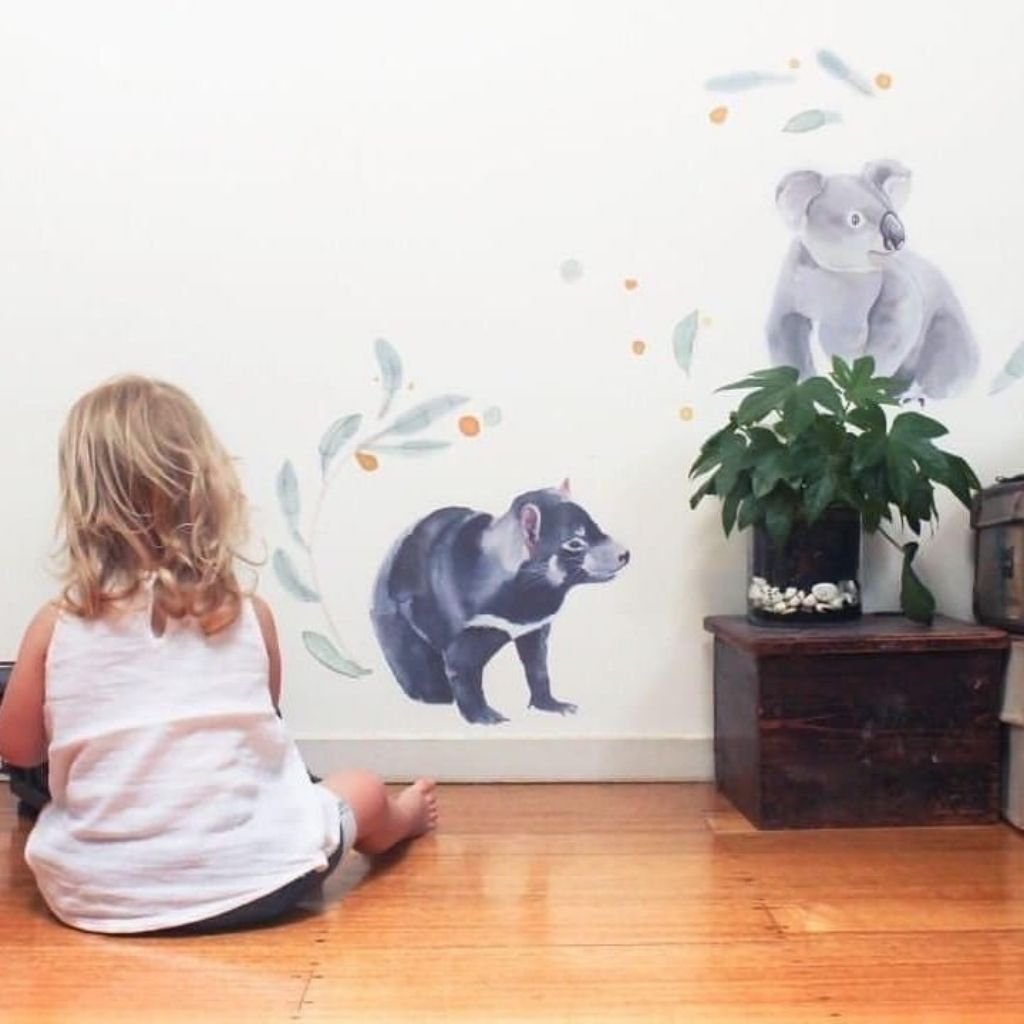 Aussie Animals Nursery & Playroom Removable Wall Decals | Ella & Maeve