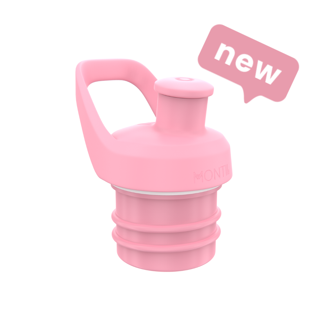 black MontiiCo sports drink bottle lid spare parts - Mikki and Me Kids