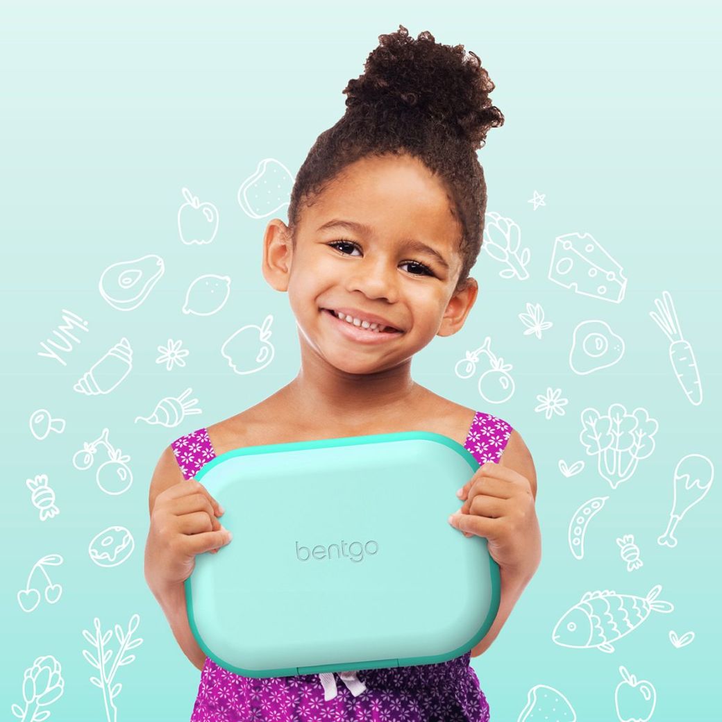 aqua Bentgo chill kids leak proof lunch box - Mikki and Me
