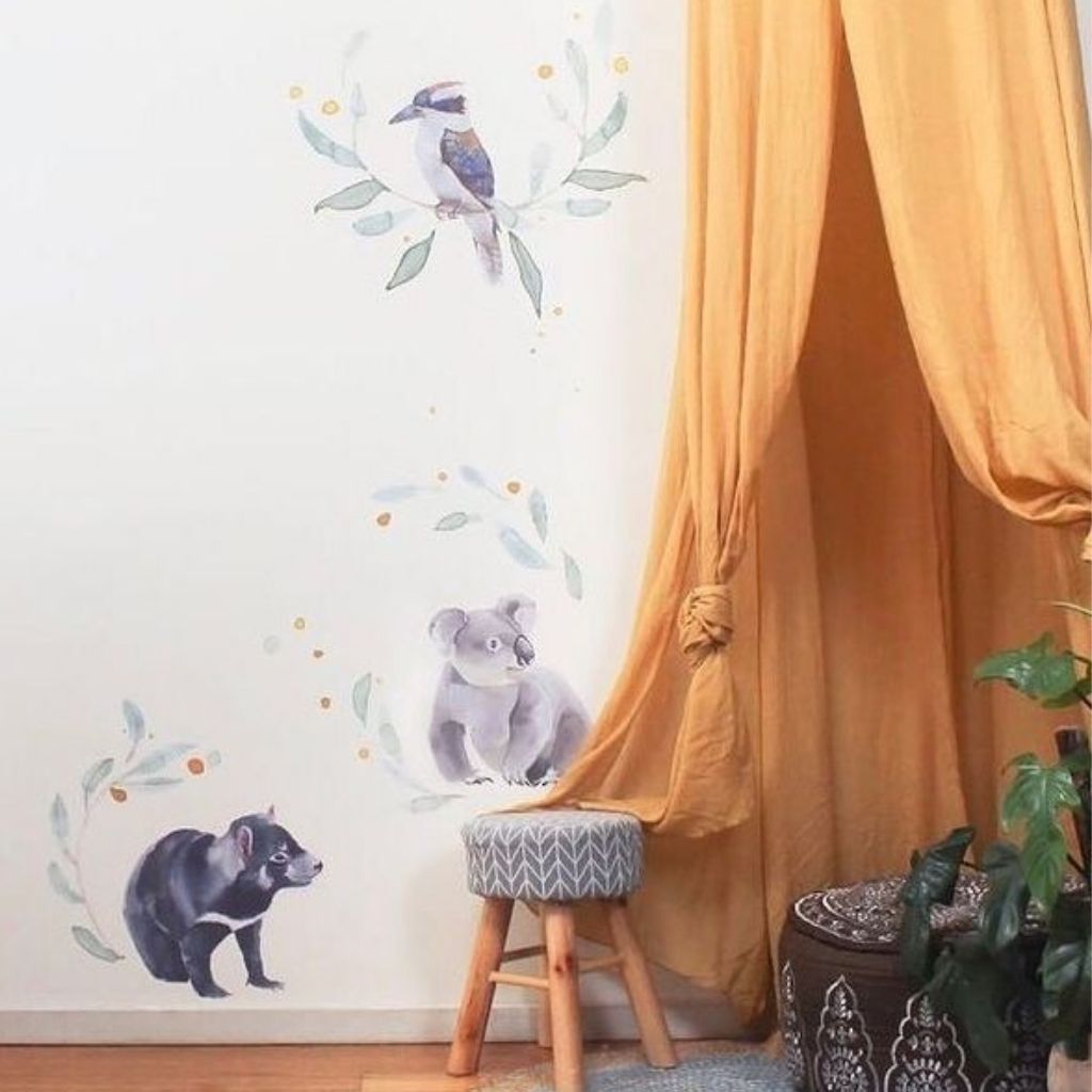 Aussie Animals Nursery & Playroom Removable Wall Decals | Ella & Maeve