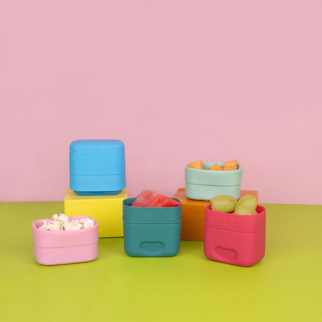 b.box silicone snack cups for kids lunch boxes - Mikki and Me Kids