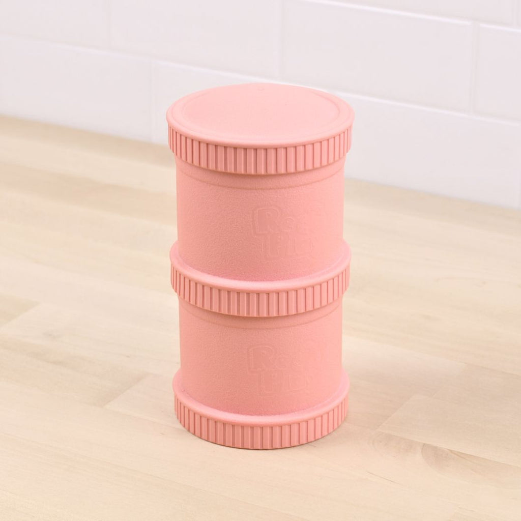 baby pink replay recycled plastic snack stack for kids - Mikki and Me Kids