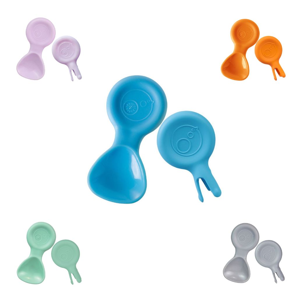 B.box Mini Flork and Spoon Duo Set For Kids Lunchbox Cutlery