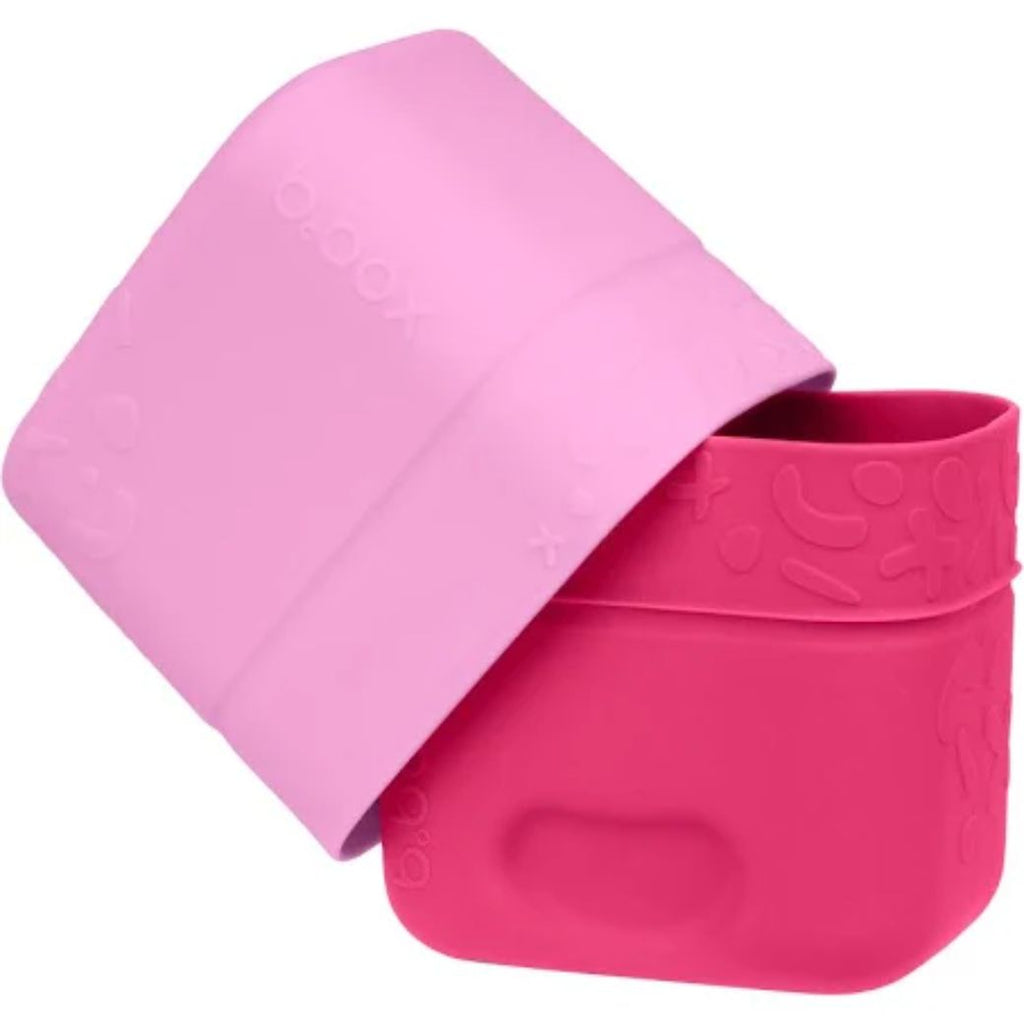 berry b.box silicone snack cups for kids lunch boxes pink - Mikki and Me Kids
