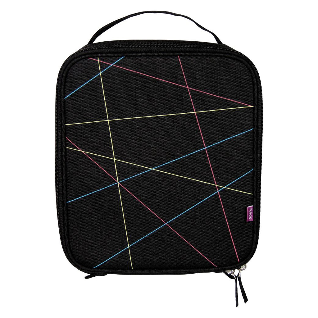 black laser light b.box insulated lunch bag for kids back to school - Mikki and Me Kids