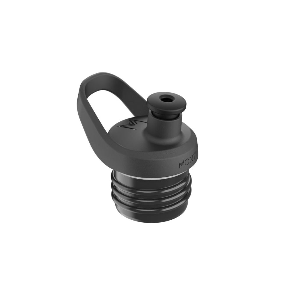 black MontiiCo sports drink bottle lid spare parts - Mikki and Me Kids