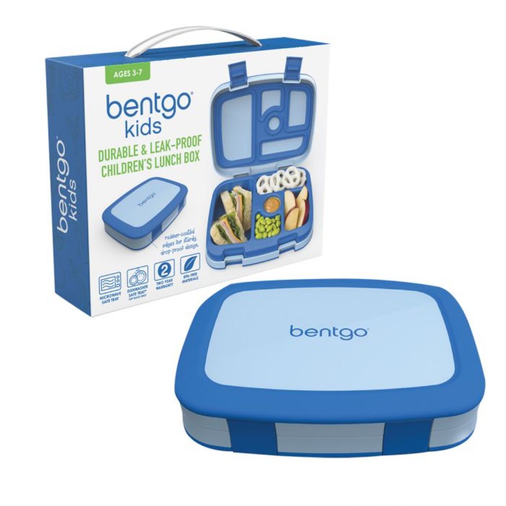 blue bentgo kids leak proof lunch box for school - Mikki and Me