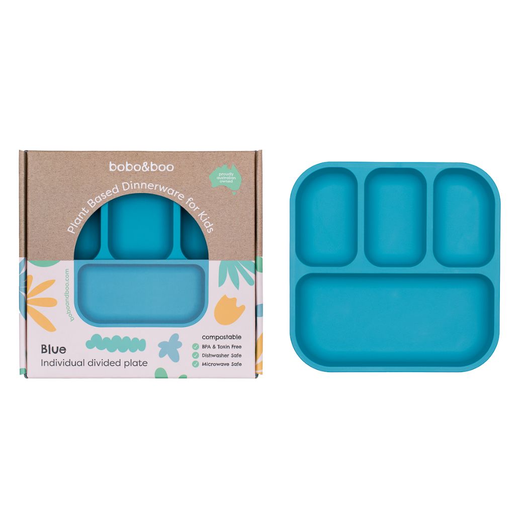 Bobo&Boo Plant-Based Divided Plate for Kids