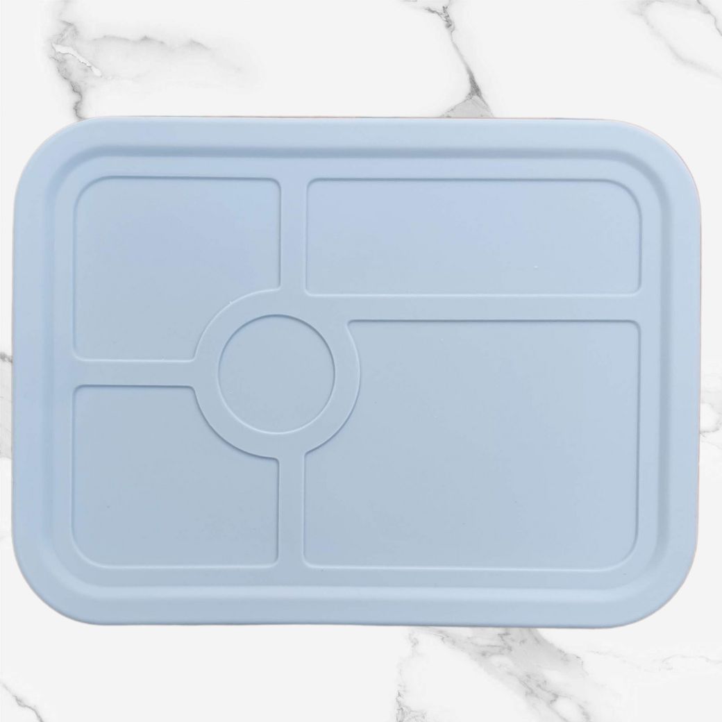 Silicone Bento Lunchbox with Five Compartments