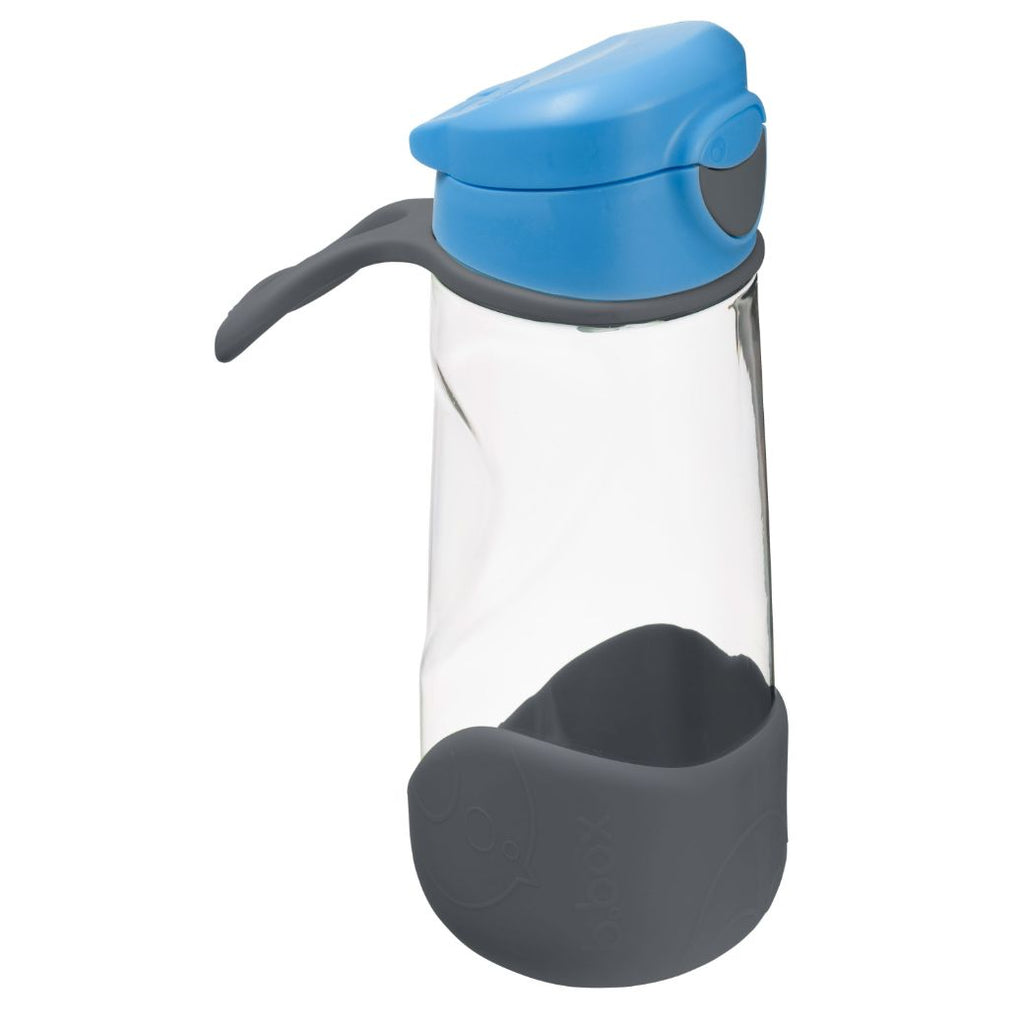 blue slate b.box sport spout drink bottle for kids - Mikki and Me Kids