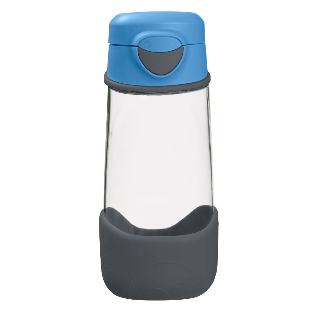 blue slate b.box sport spout drink bottle for kids - Mikki and Me Kids