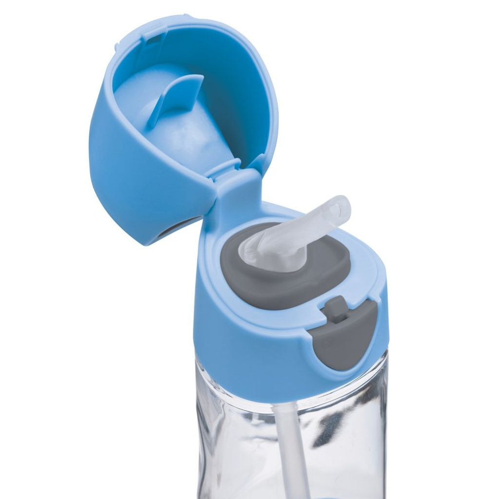 blue slate tritan b.box drink bottle for kids - Mikki and Me Kids