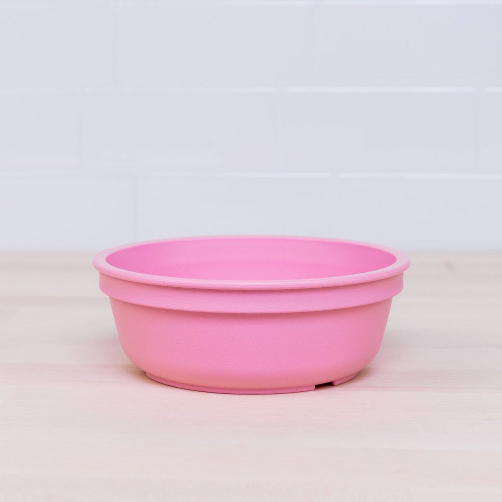 blush replay bowl for kids made from recycled plastic - Mikki and Me Kids