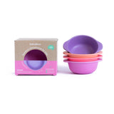 Bobo&boo Bamboo Snack Bowls for Kids - 4 Pack