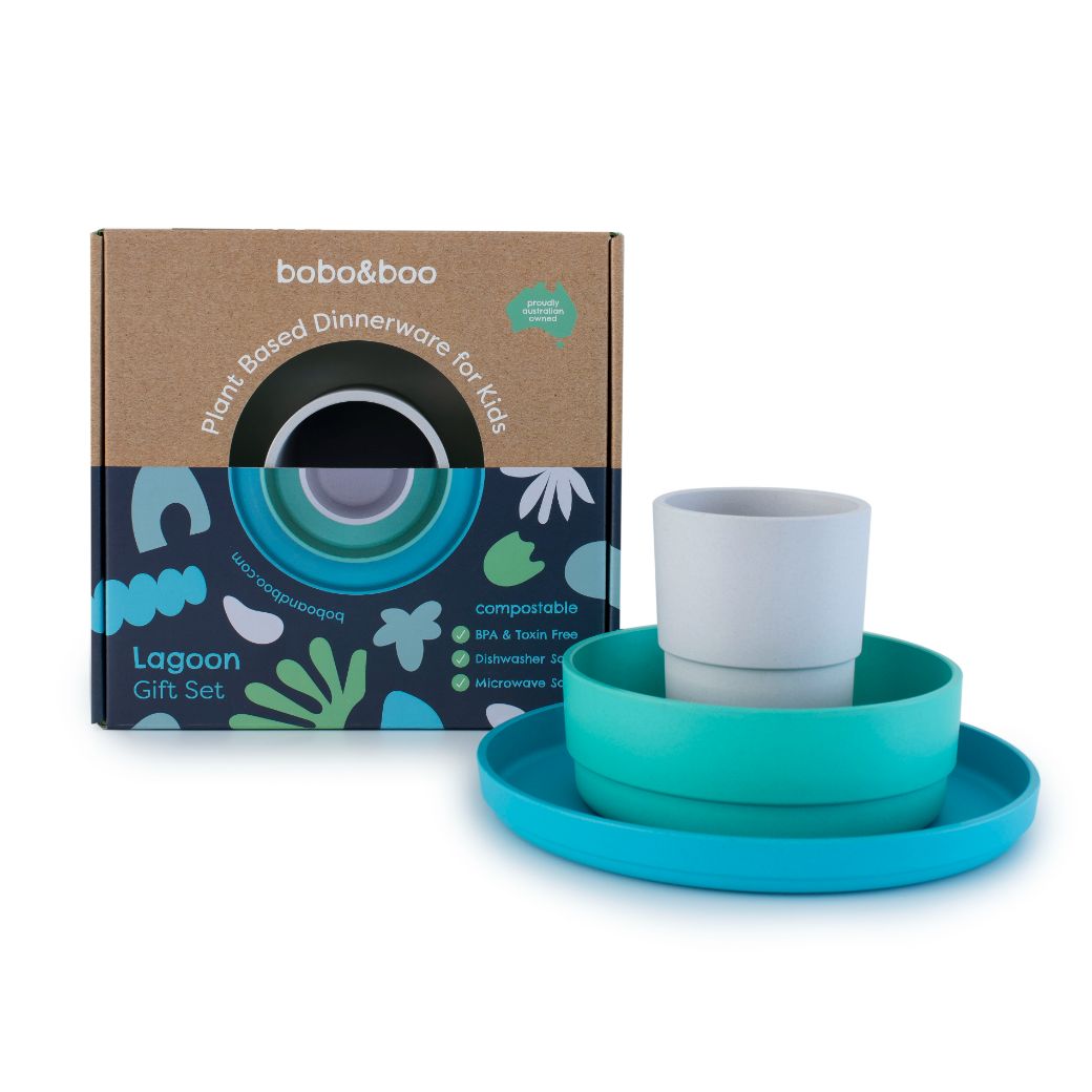 Bobo&Boo Plant-Based Dinnerware Gift Sets for Kids