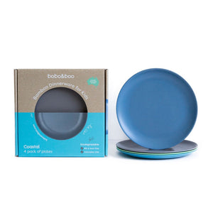 Bobo&Boo Bamboo Plates – 4 Pack