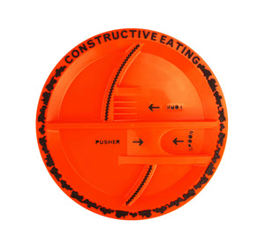 Construction  eating plate for kids Mikki and Me