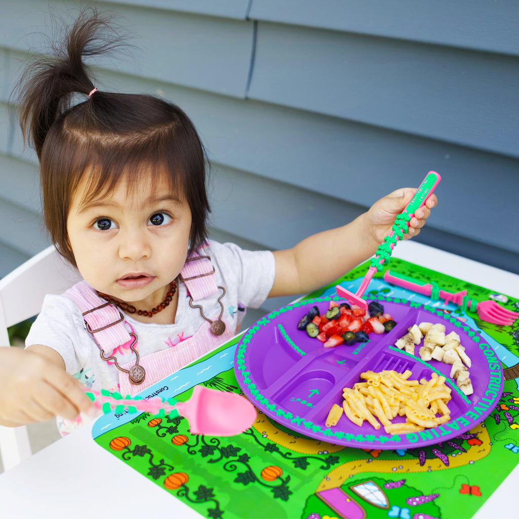 Constructive Eating Garden Fairy Plate - Mikki & Me Kids