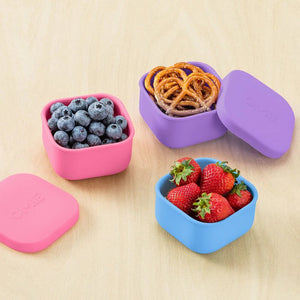 OmieSnack silicone snack container