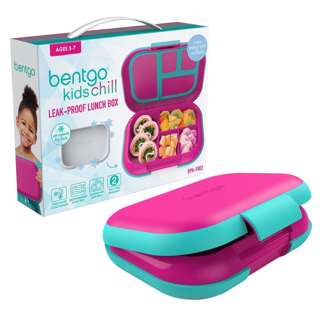 fuschia Bentgo chill kids leak proof lunch box - Mikki and Me