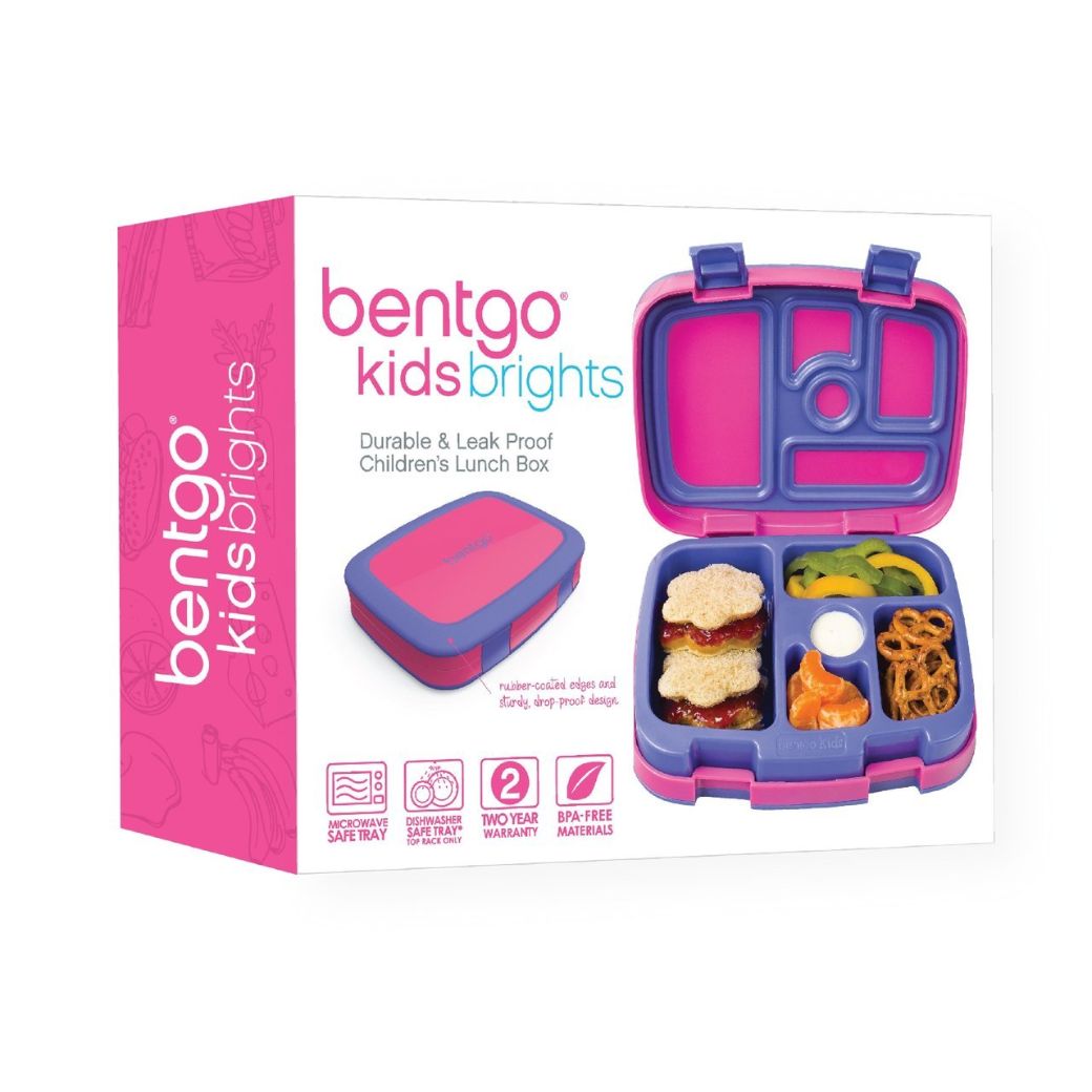 fuschia brights bentgo kids leak proof lunch box for school - Mikki and Me