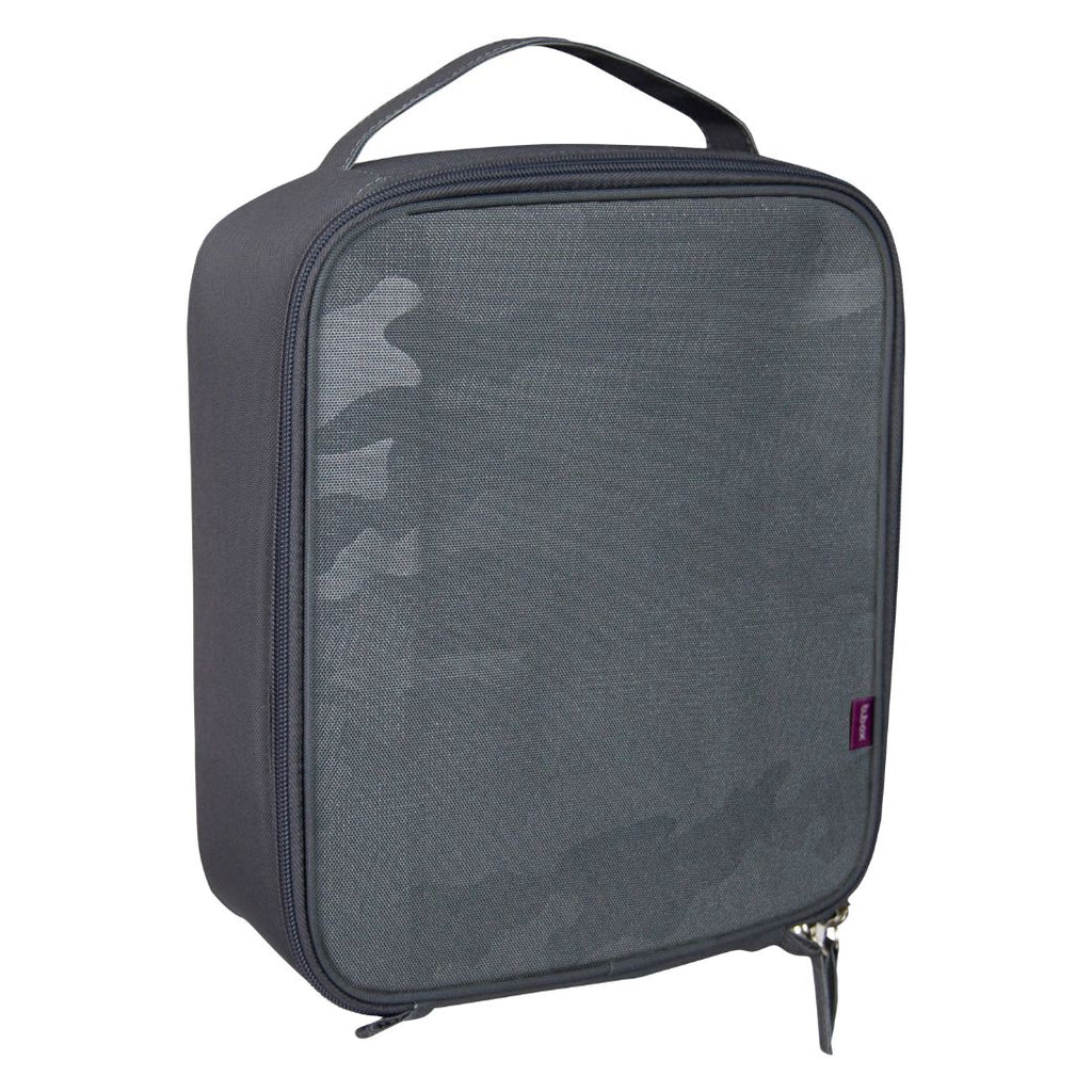 graphite black laser light b.box insulated lunch bag for kids back to school - Mikki and Me Kids