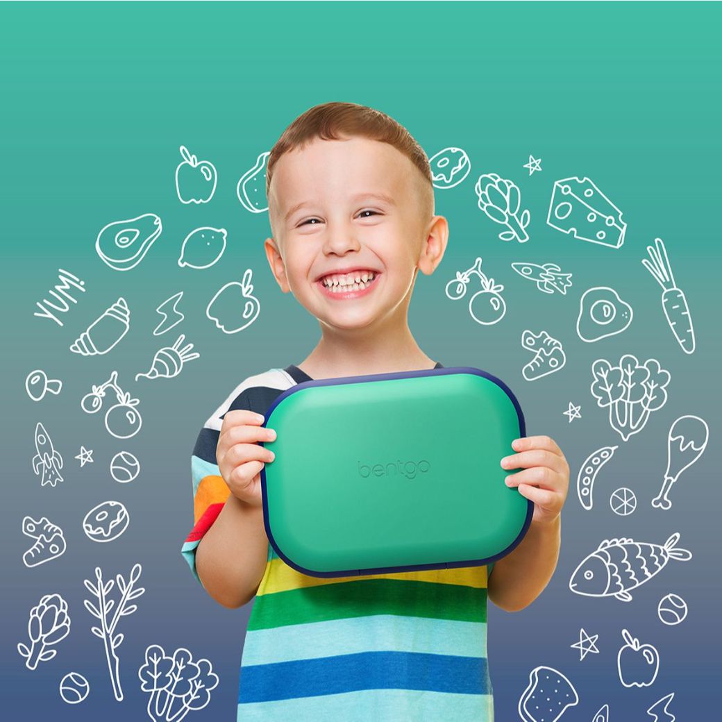green Bentgo chill kids leak proof lunch box - Mikki and Me