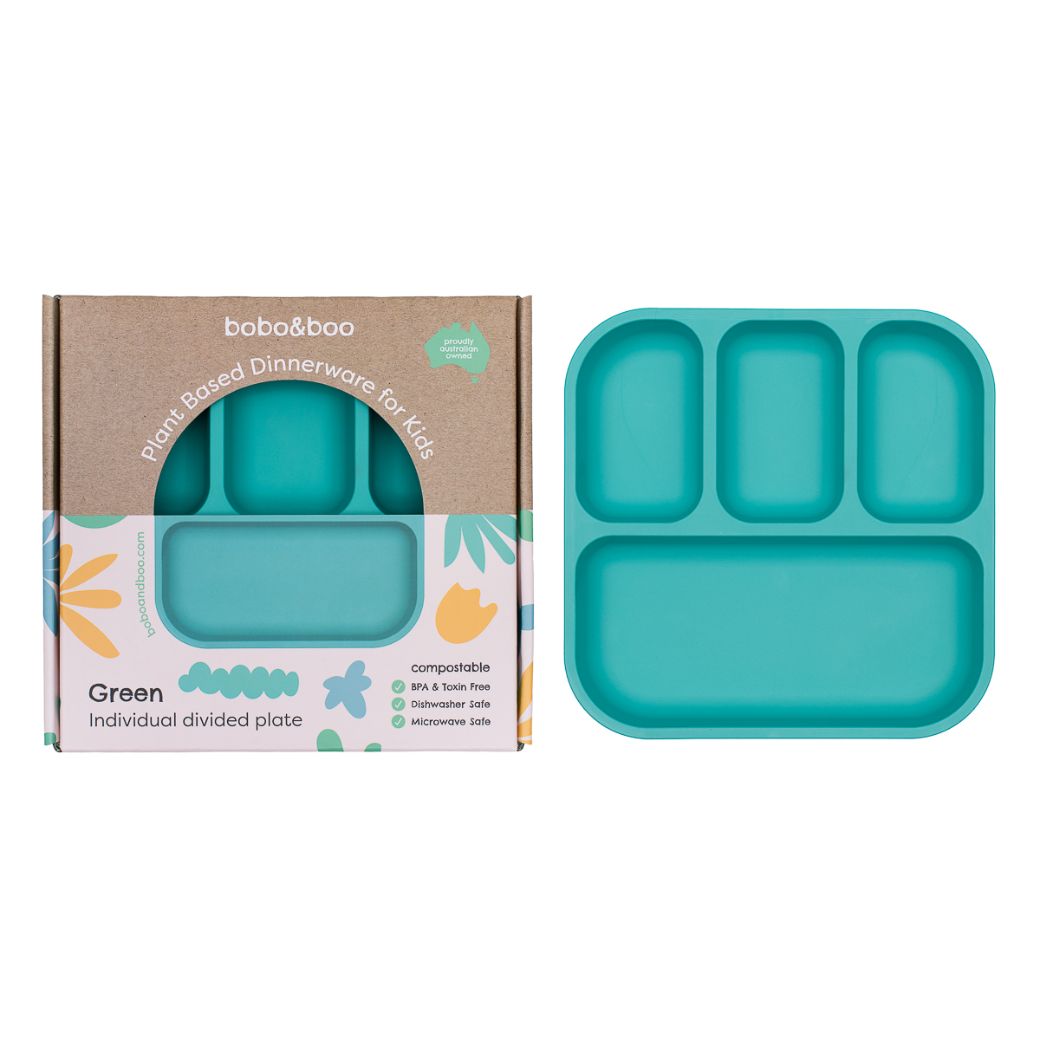 Bobo&Boo Plant-Based Divided Plate for Kids