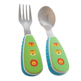 Stainless Steel Kids Fork & Spoon Cutlery Set