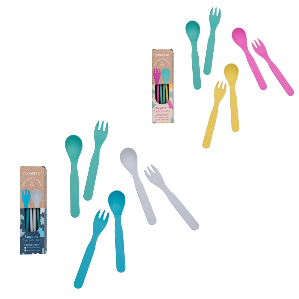 Bobo&boo Plant-Based Cutlery - 3 Pack