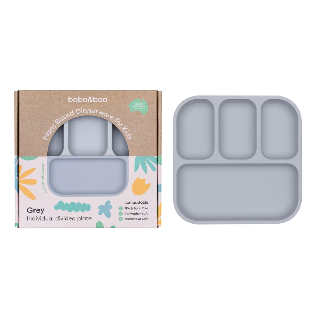Bobo&Boo Plant-Based Divided Plate for Kids