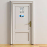 Kids personalised, decorative, and hand made door plaque - Teddy Boy - Mikki and Me Kids
