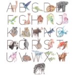 Animal Alphabet Nursery & Playroom Wall Decals