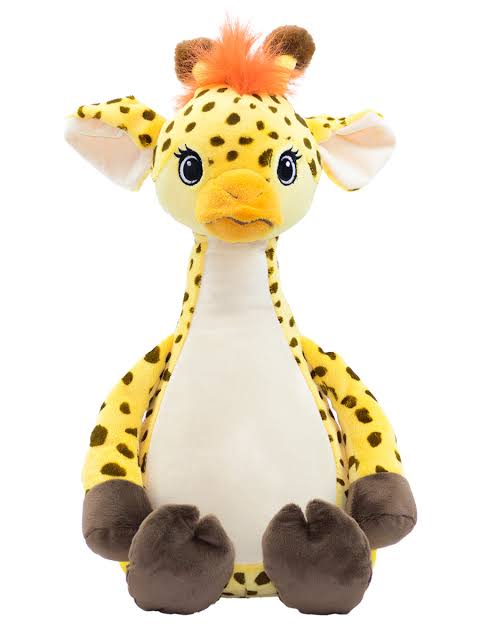 Personalised Signature Giraffe Cubbie - Mikki and Me Kids