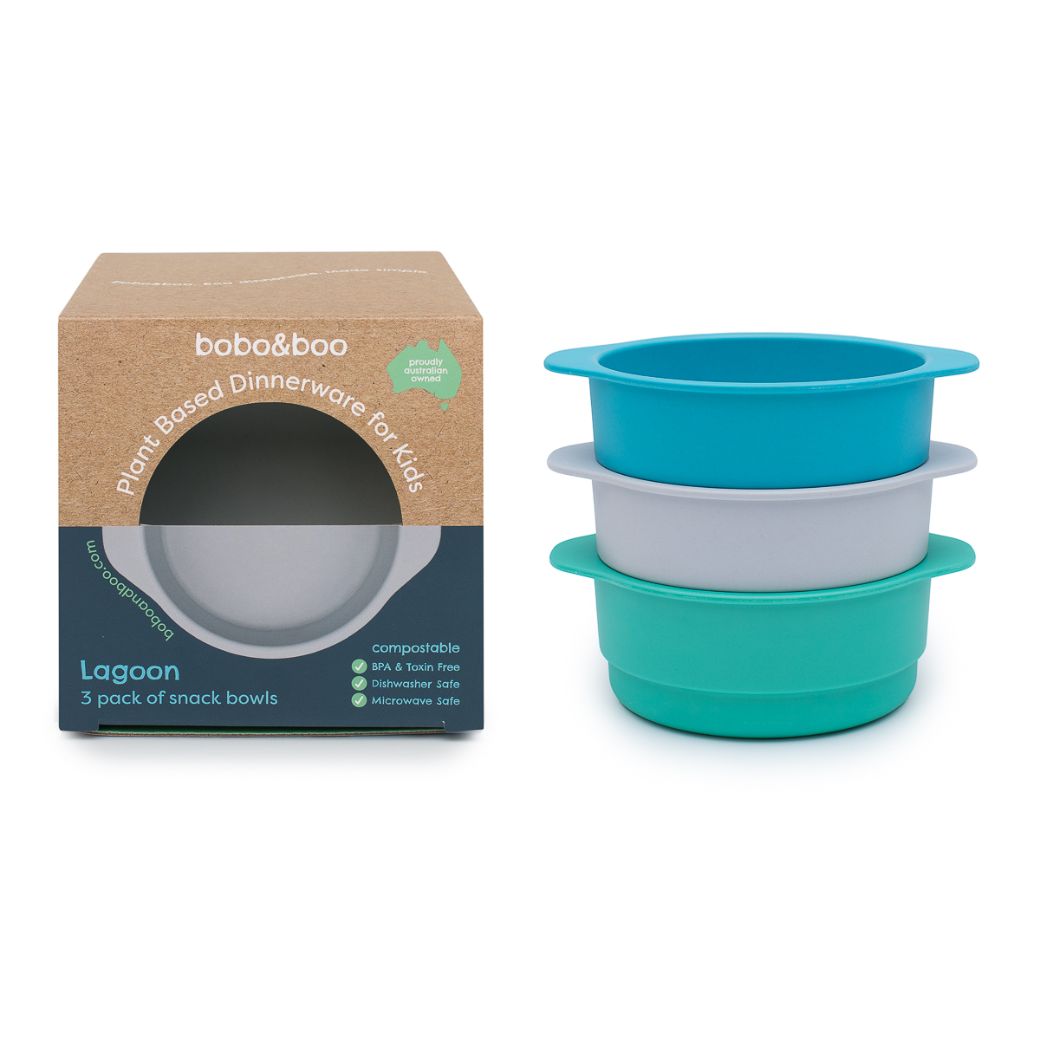 Bobo&Boo Plant-Based Snack Sized Bowls- 3 Pack