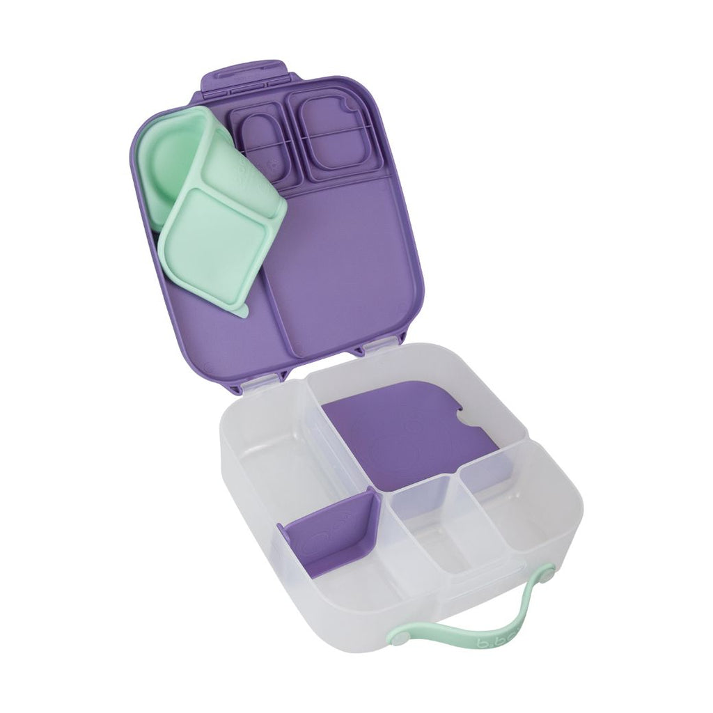 lilac pop b.box lunch boxes for kids and toddlers - Mikki and Me Kids