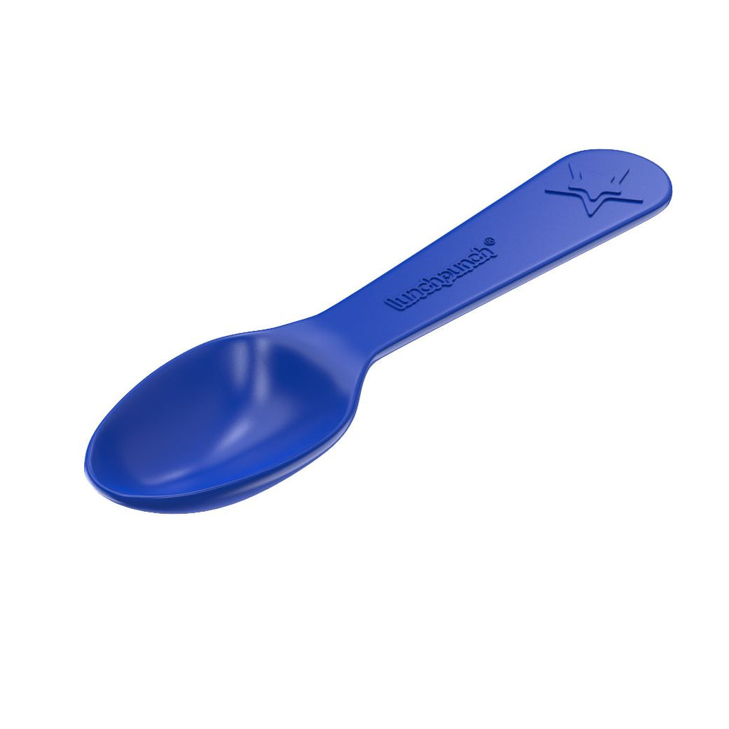 lunch punch fork and spoon set blue - Mikki and Me Kids