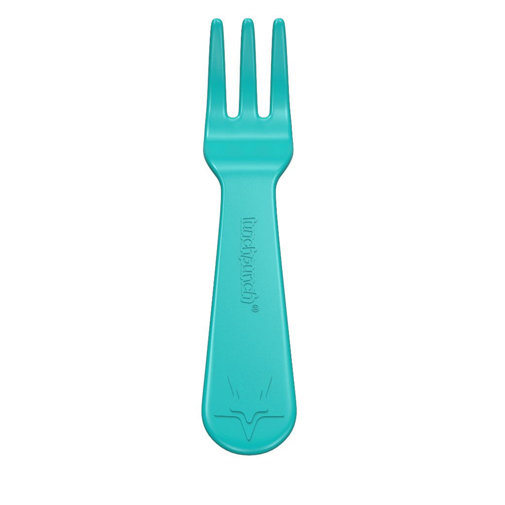 lunch punch fork and spoon set yellow - Mikki and Me Kids