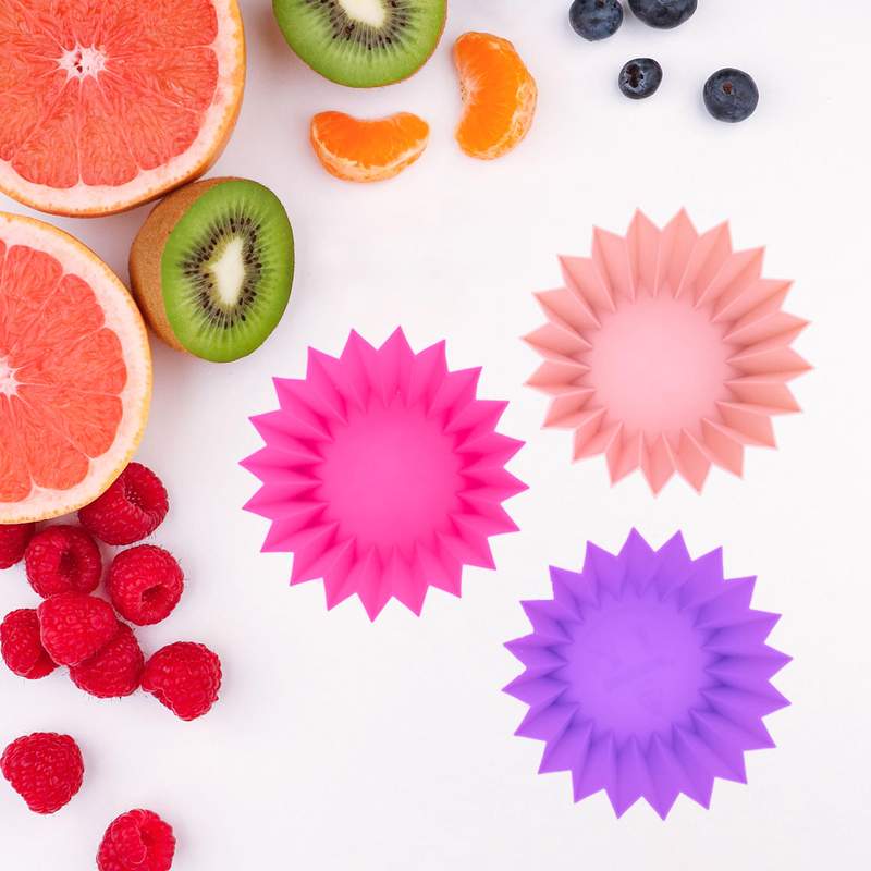 lunch punch jumbo silicone cups - Mikki and Me Kids