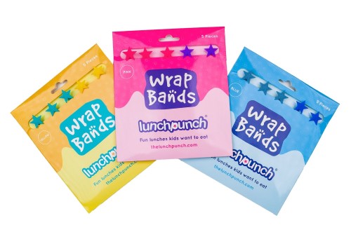 lunch punch wrap bands packaged - Mikki and Me Kids