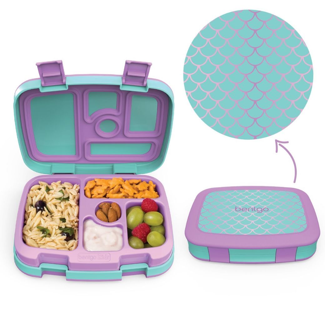 mermaid bentgo kids leak proof lunch box for school - Mikki and Me